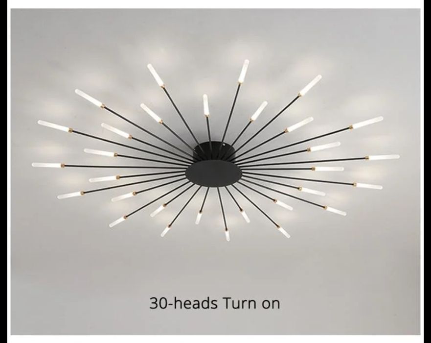 Златиста LED лампа фойерверк 30W