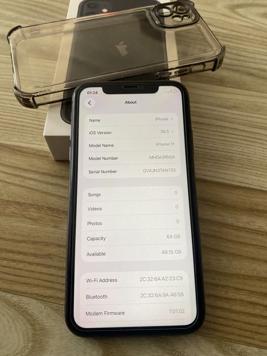 iPhone 11 , 93% Bateria