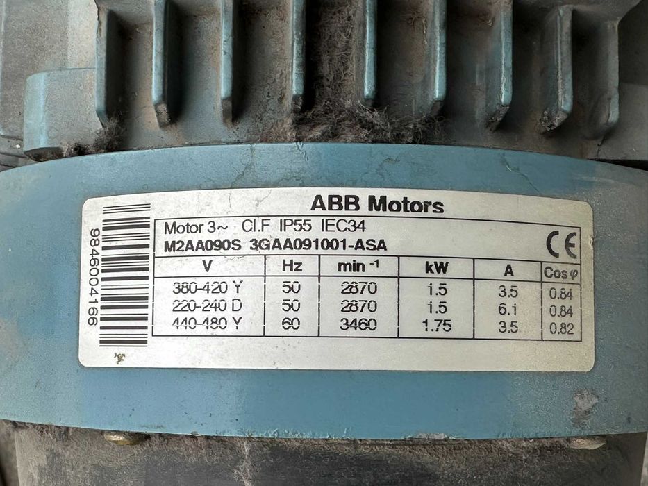 Pompa de vacuum/ exhaustor cu motor