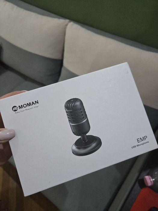 Професионален USB Микрофон MOMAN EMP