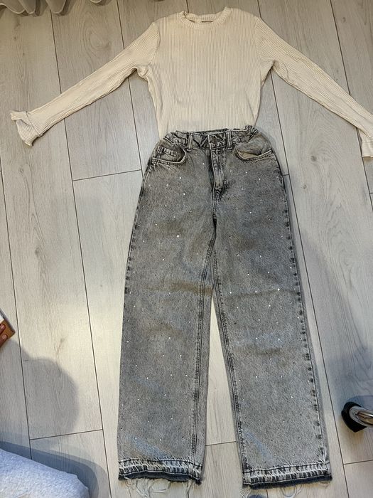 Сет за момиче блуза и дънки