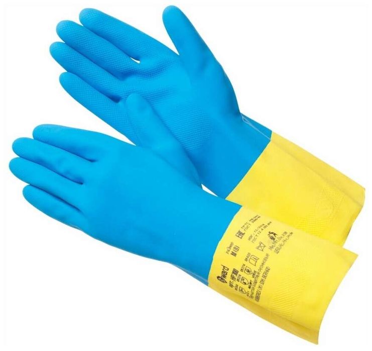 Перчатки резиновые КЩС