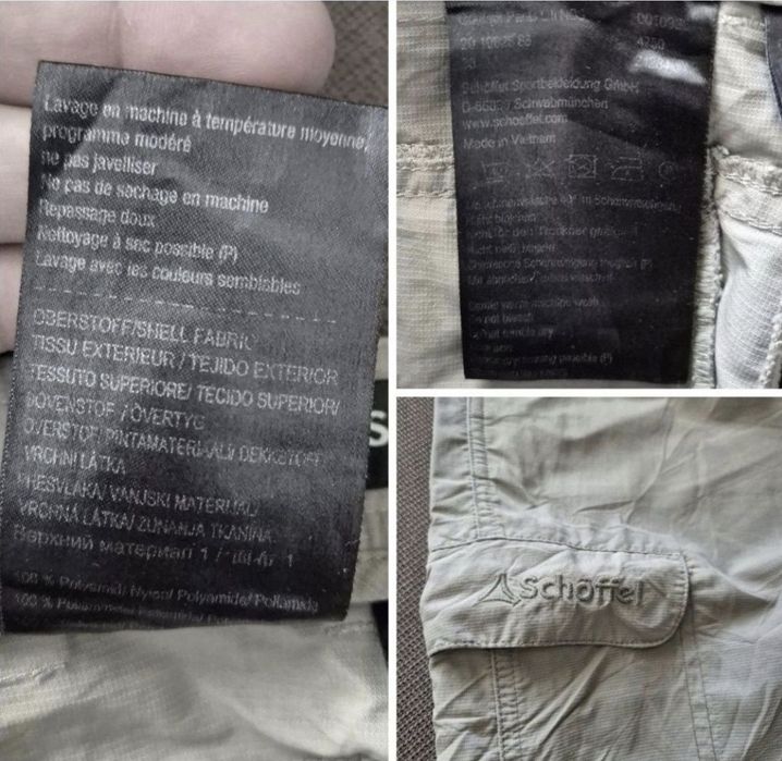 Pantaloni de drumeție Unisex, Schöffel - 42 (M Bărbați XL Femei)