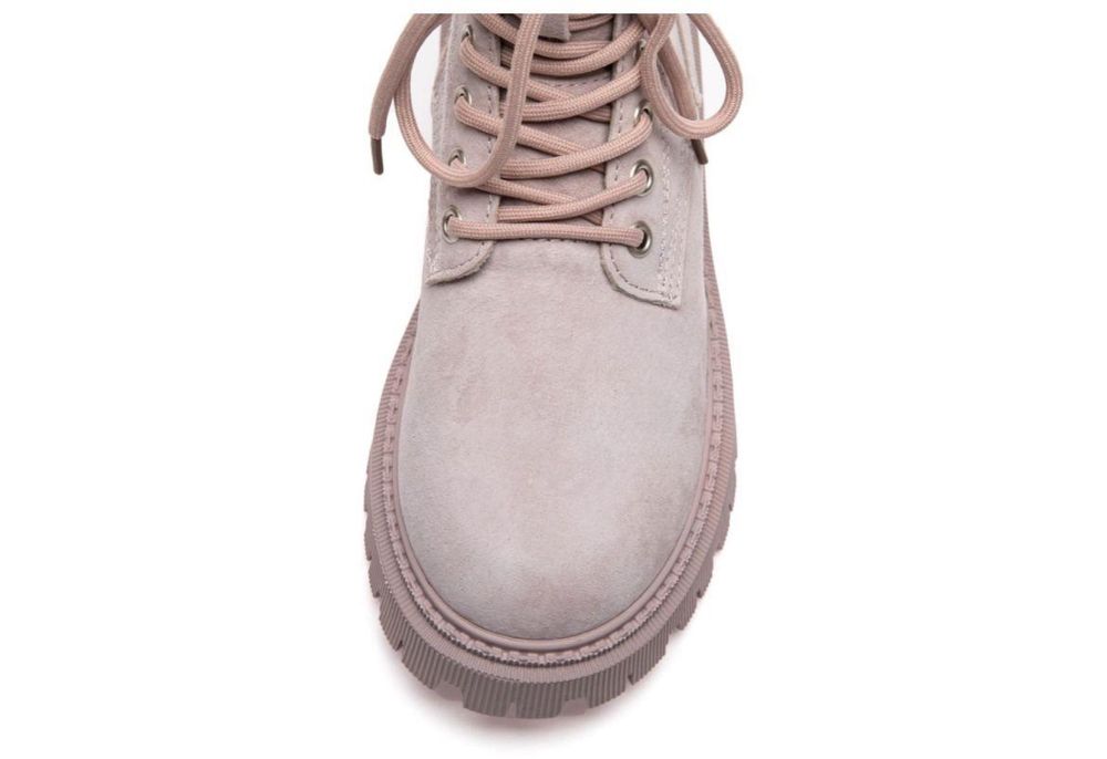 Зимние ботинки, замша