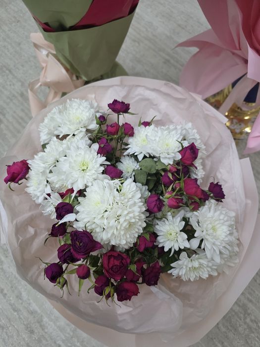 Цветы с дня рождения