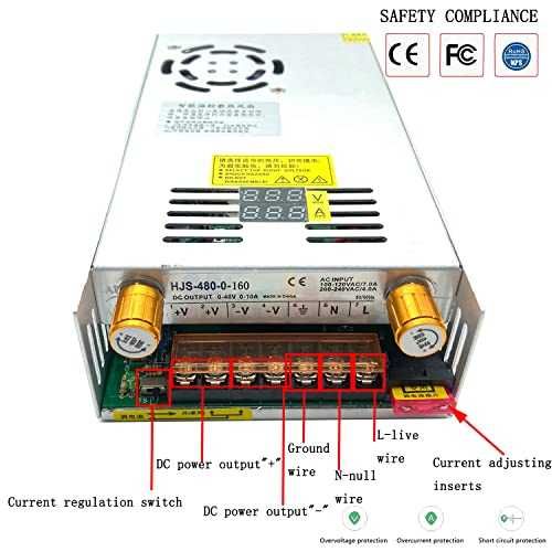 Регулируемо захранване DC 0-160V 0-3A 480W