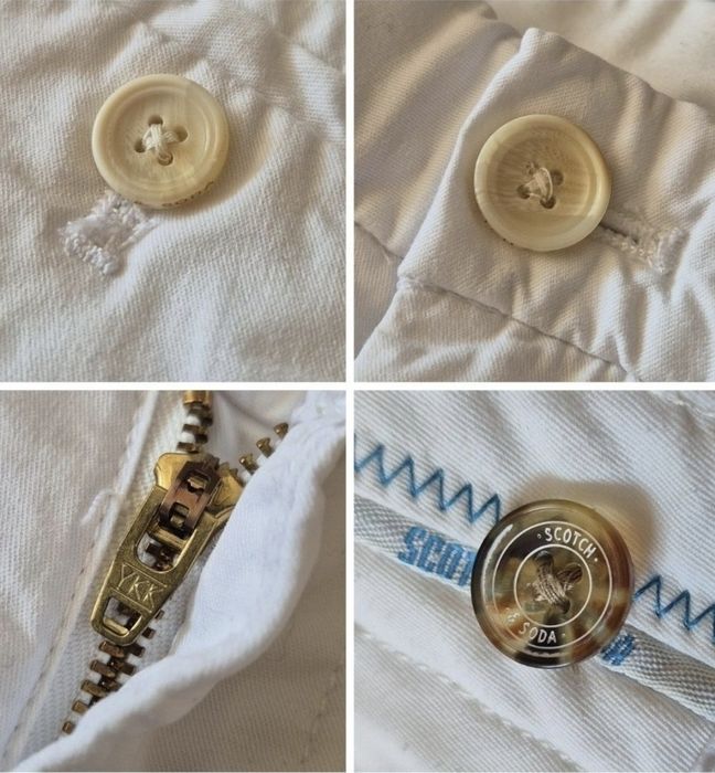 Pantaloni chino Scotch & Soda, Bumbac organic, Mott, Slim Fit, Bărbați - 33/34