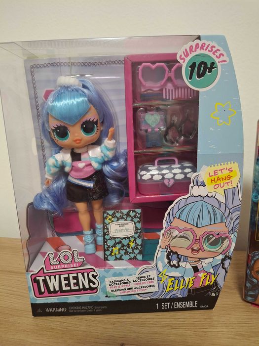 Vand lot cu 2 papusi , LOL Surprise si Rainbow High Littles)