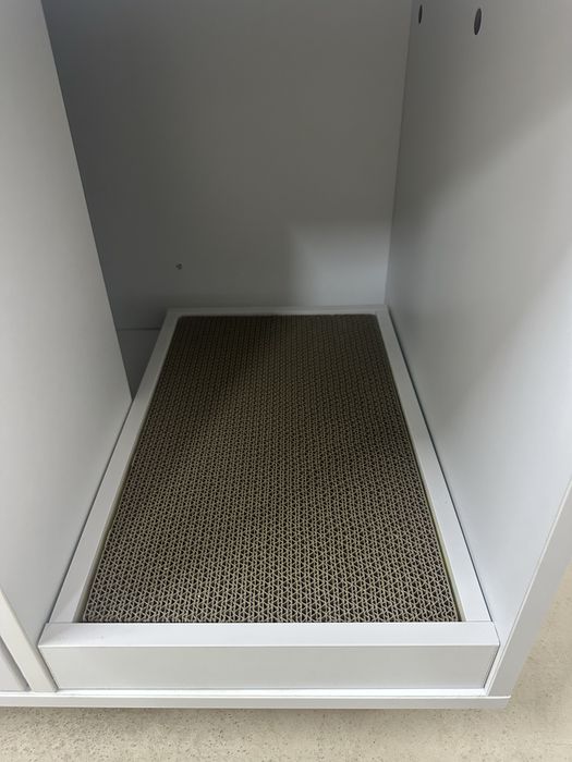 Шкаф за котешката тоалетна с драскалка COSTWAY