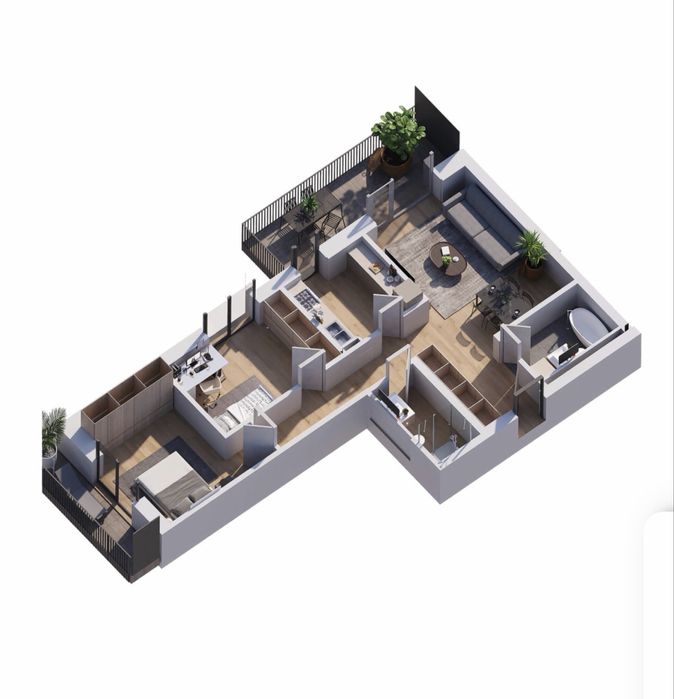 Estoria City | Apartament 3 camere | 90 mp | Terasă 11,7 mp | 2 băi | Finisaje premium | Metrou Nicolae Teclu