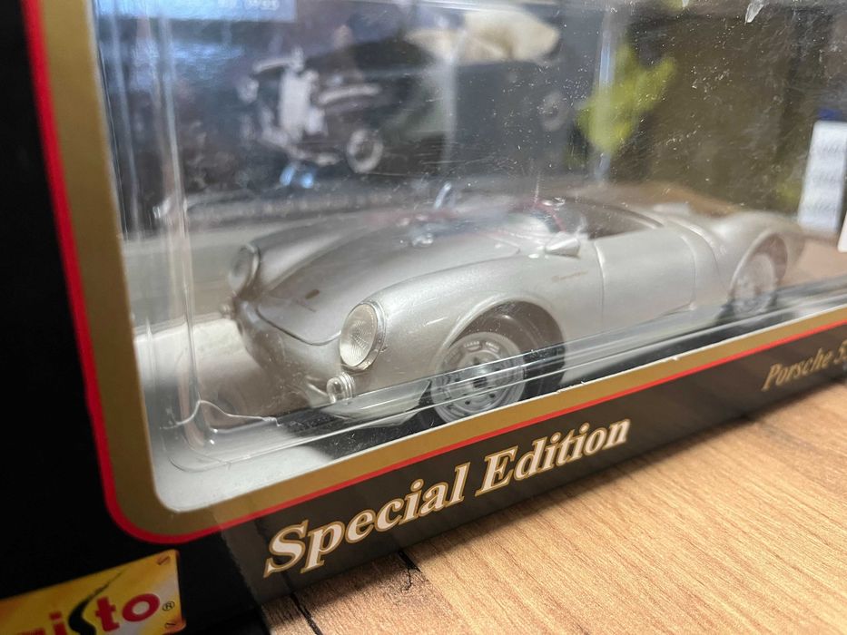 Метална колекционерска колички MAISTO PORSCHE 550 SPYDER мащаб 1:18