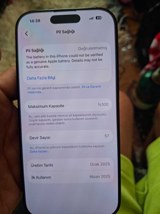 Iphone 16 PRO 128 GB 100 % Батерия