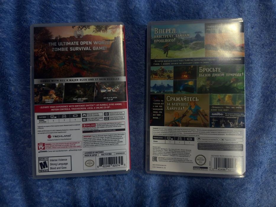 Продам комплект из 2 игр для Nintendo Switch