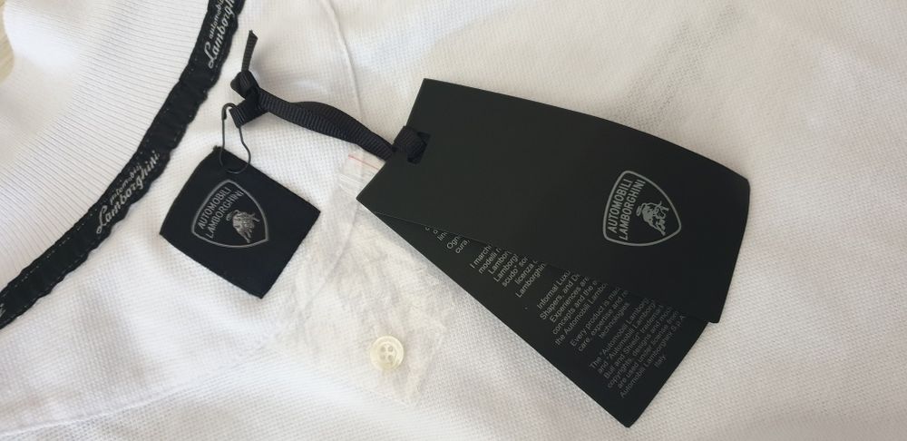 Lamborghini Italy Pique Cotton / S НОВО! ОРИГИНАЛ! Мъжка Поло Блуза !