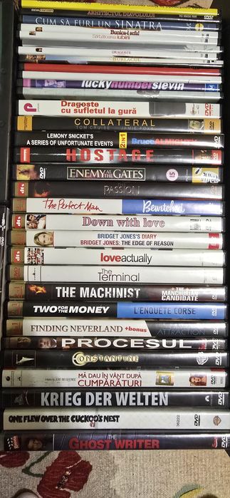Colecție DVD originală ~50 titluri + Discovery + curs Titi Aur – tot l