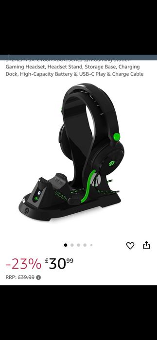 Căști Gaming+suport controller Xbox