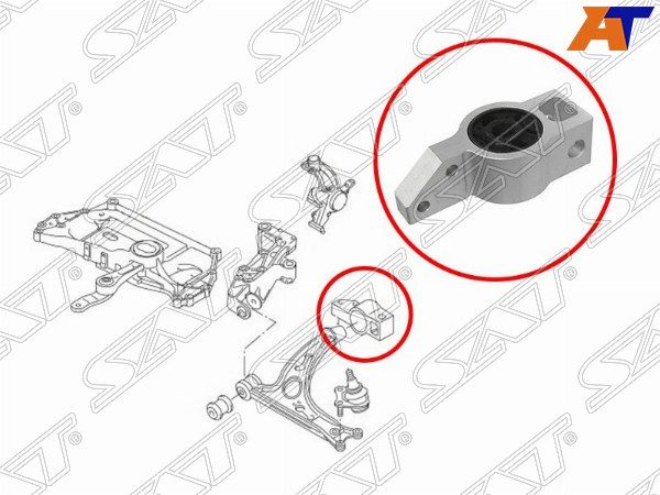 Сайлентблок Audi A3