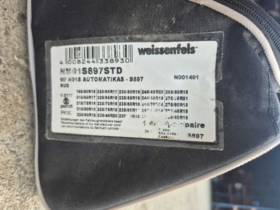 Lanturi de zapada Weissenfels NM91S897STD R16 pana la R21