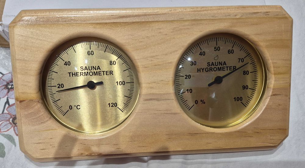 Термометър- Хигрометър. За сауна. 2в1