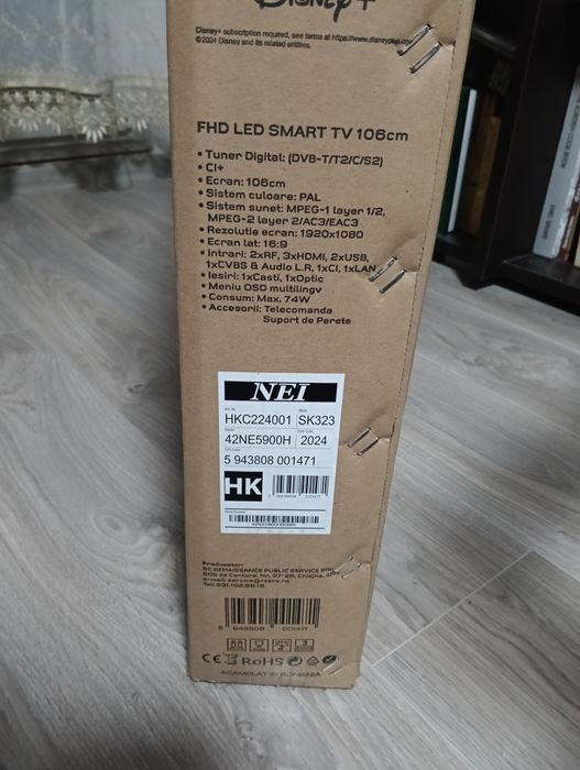 Tv nei smart 42" inch 106 cm nou