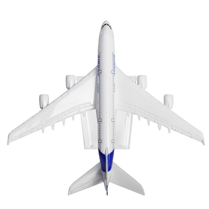 Модель самолета Airbus A380, масштаб 1/450
