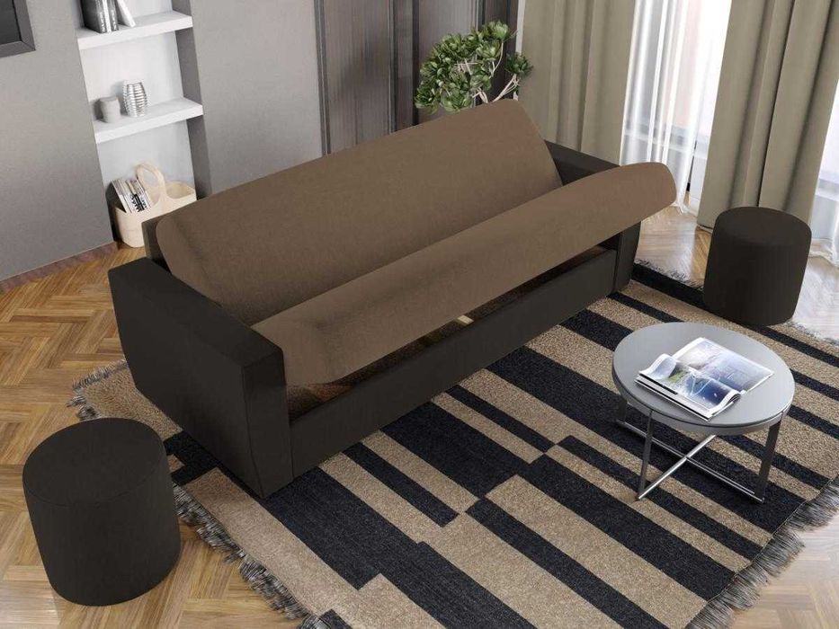 Canapea Corsica Crem / Maro