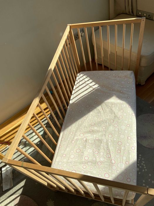 Бебешка кошара SNIGLAR с матрак ТЕД