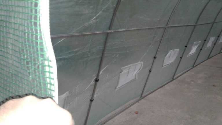 Solar de grădină 10x3x2m, polietilenă 180 g/m2 UV+, țeavă 26 * 0.9mm