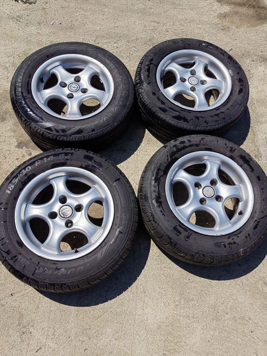 4 anvelope de vară cu jante, Opel.