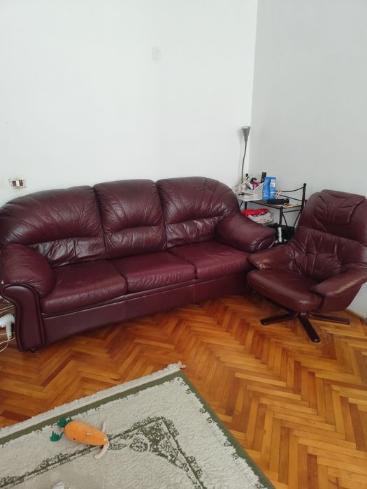 Canapea fixă cu 2 fotolii import Germania
