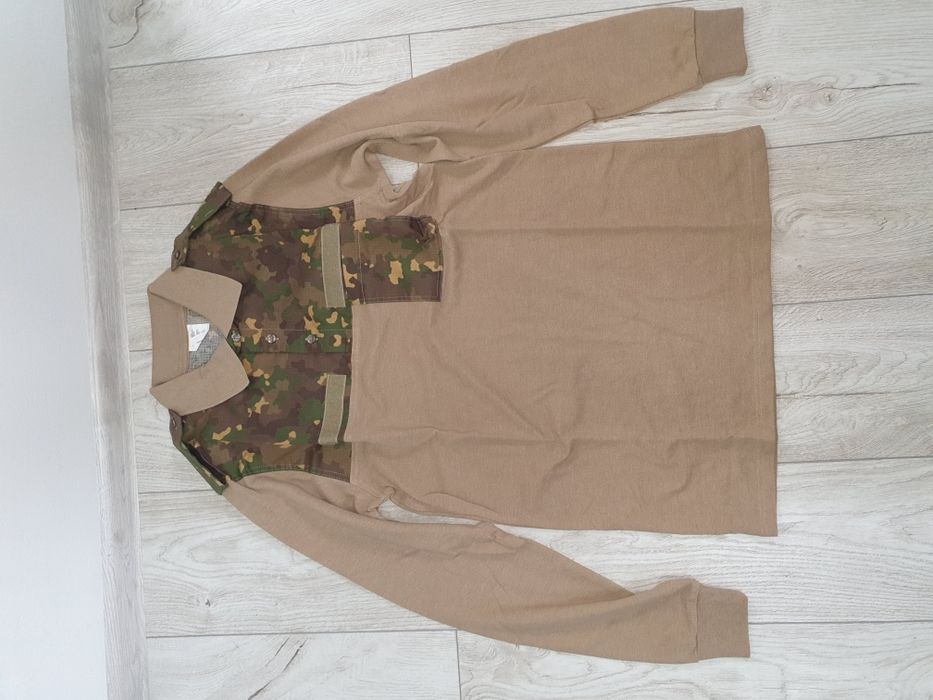 Tricou cu guler maneca lunga combat