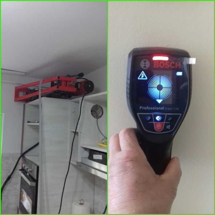 Gauri hote centrale ventilații  seminee prin carotare.