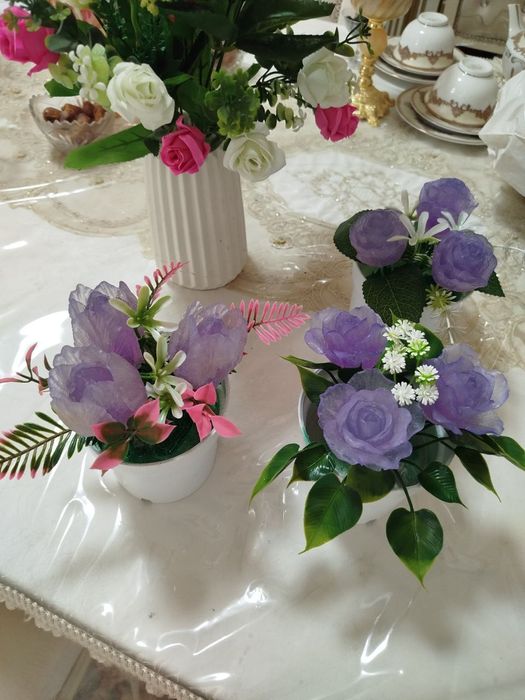 Tabiy sovundan yasalgan nafis gullarimiz sotuvda