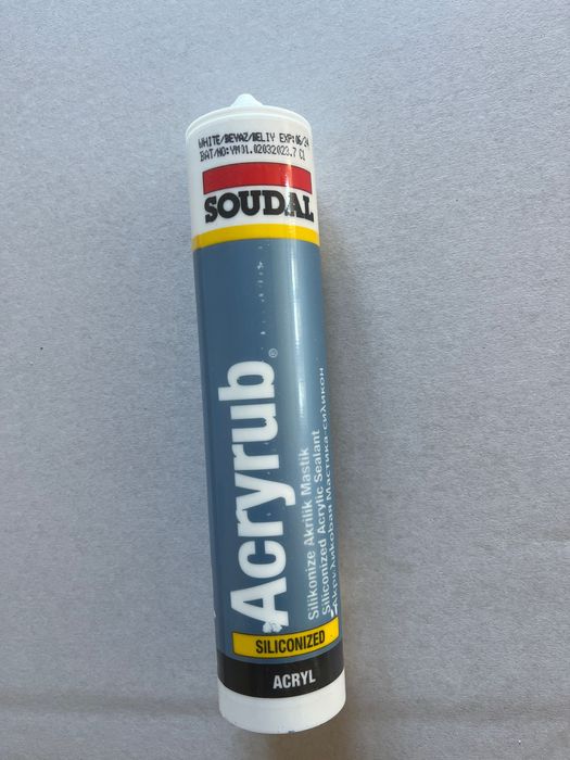 Акрилен бял силикон SOUDAL