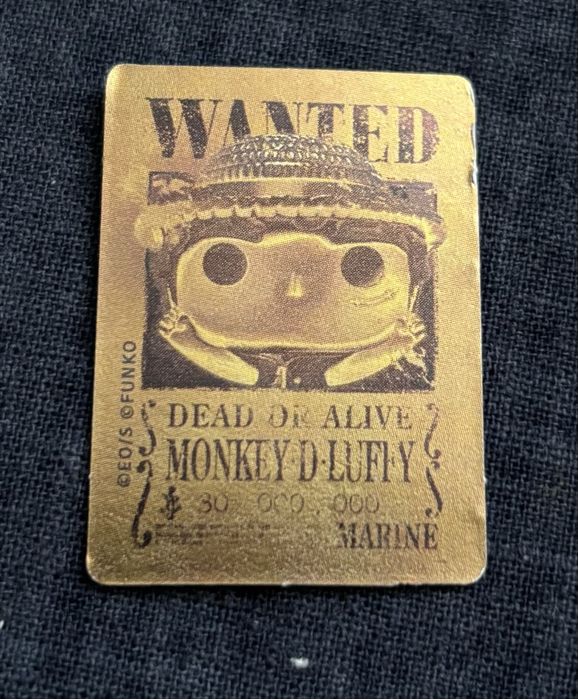 Wanted dead or alive MONKEY D. LUFFY