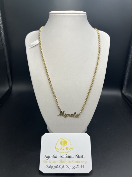 Lant aur 14 k 8,10 gr lungime 50 cm cod 14458