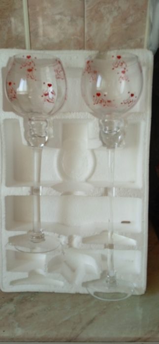 Фужеры для декора смотрите фото