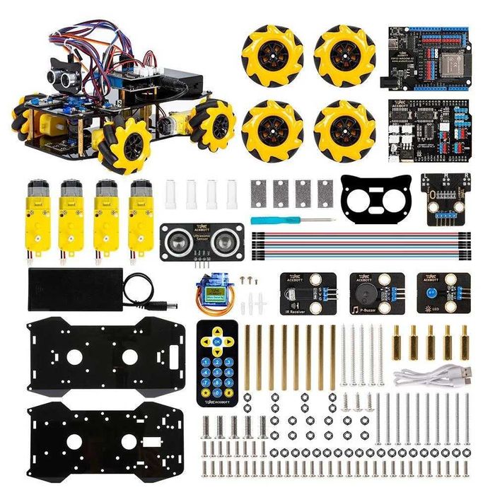 Arduino ACEBOTT Smart Car Starter Kit with 4WD Mecanum