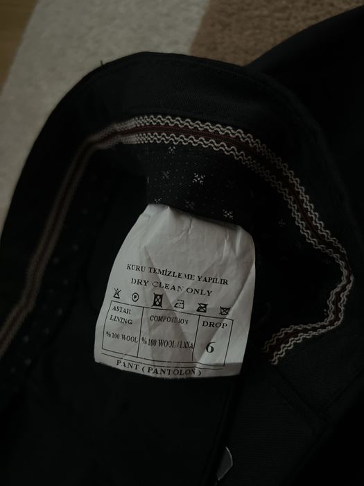 Costum negru sacou si pantaloni BMan 48