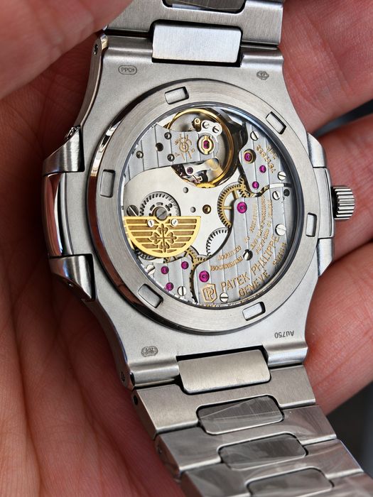 нов часовник Patek Philippe механичен, автоматичен сребрист