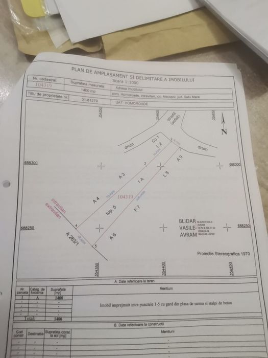 Vând teren extravilan in Necopoi