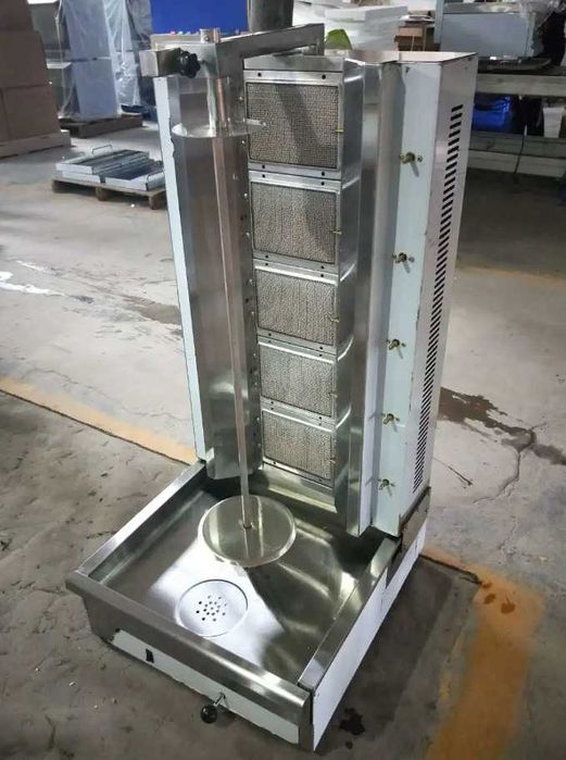 LICHIDARE STOC Aparat Kebab Rotisor Shaorma 3, 4 ,5 arzatoare inox NOU