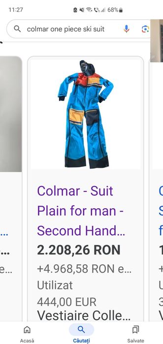Salopeta ski snowboard Colmar 50 L Recco Goretex nouă fără etichetă