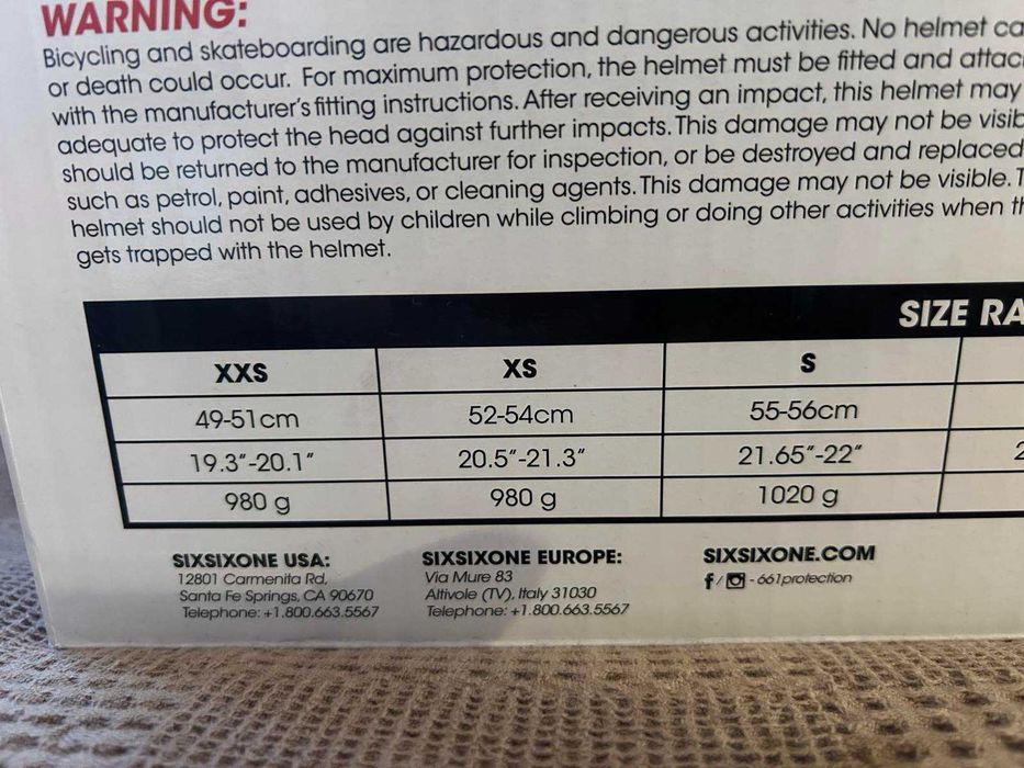 661 RESET MIPS GEO BLORANGE - Фул фейс каска