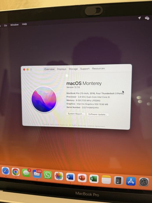 MacBook Pro 13 Touch Bar 256 gb