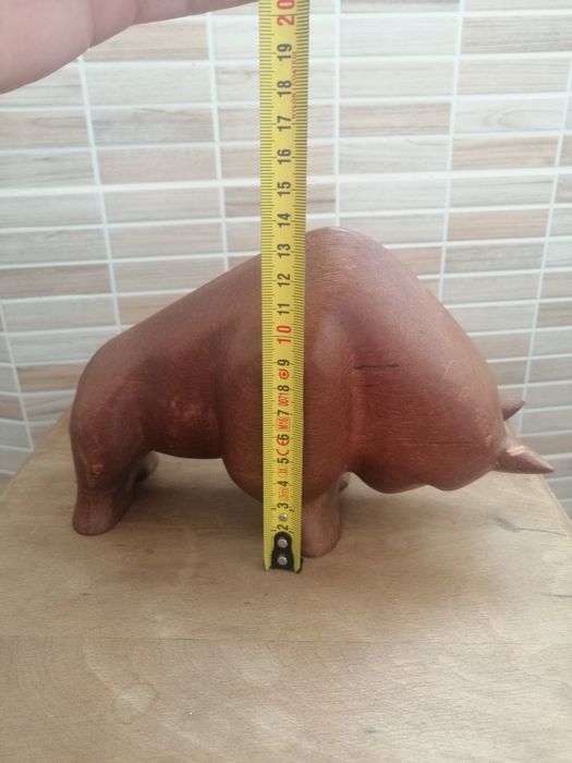 Sculptura Lemn - Taur