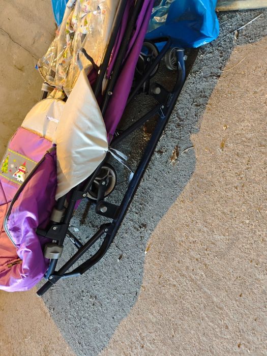 Зимние сани коляска