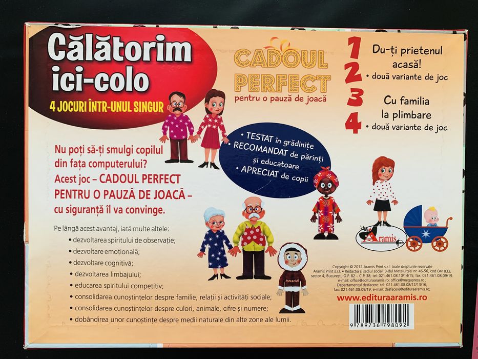 Calatorim ici-colo joc didactic pentru gradinita