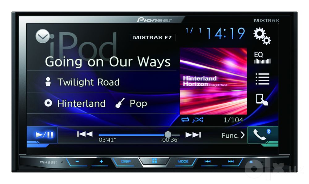 PIONEER AVH-X5850BT usb dvd aux bluetooth  ideal