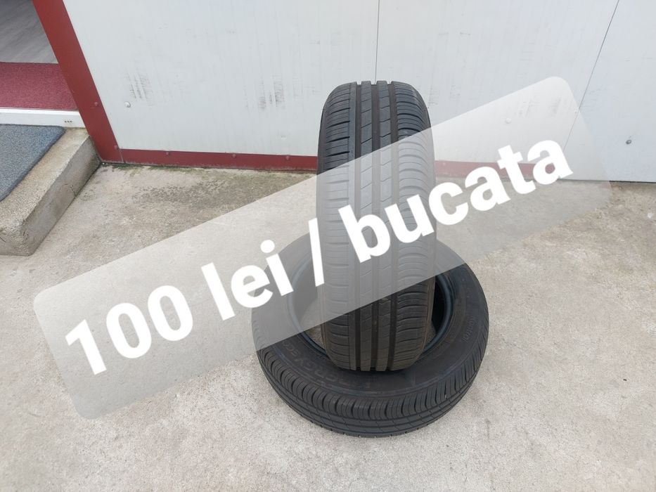 100 lei bucata! Doua anvelope de vara 185 60 15 Hankook! 7 mm